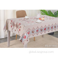 Vinyl Table Cover Promotion Banner White Linen Table Cover Cloth Factory